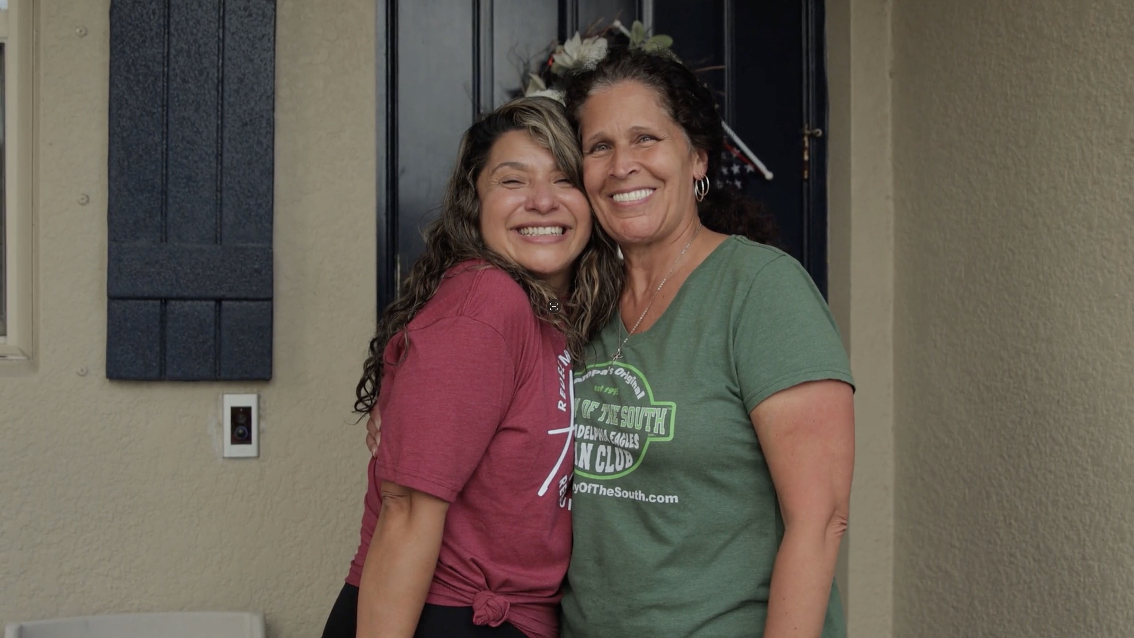 A foster mom and teen